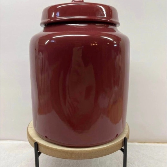 Rae Dunn COZY chubby fall canister cookie jar - Picture 3 of 8